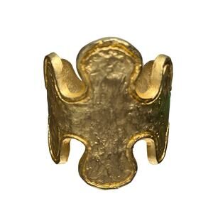 Kenneth Jay Lane Free Form Abstract Cuff Bracelet